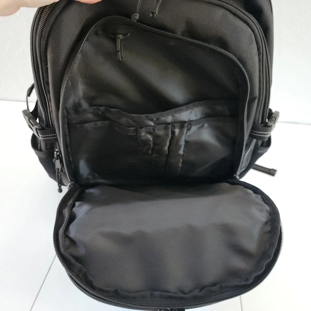 OGIO Alpha Prospect Black Commuter Backpack Padded Laptop Sleeve Multi Pocket
